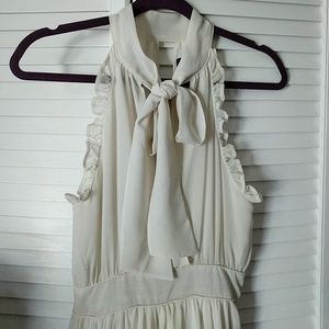 Spring cream dress